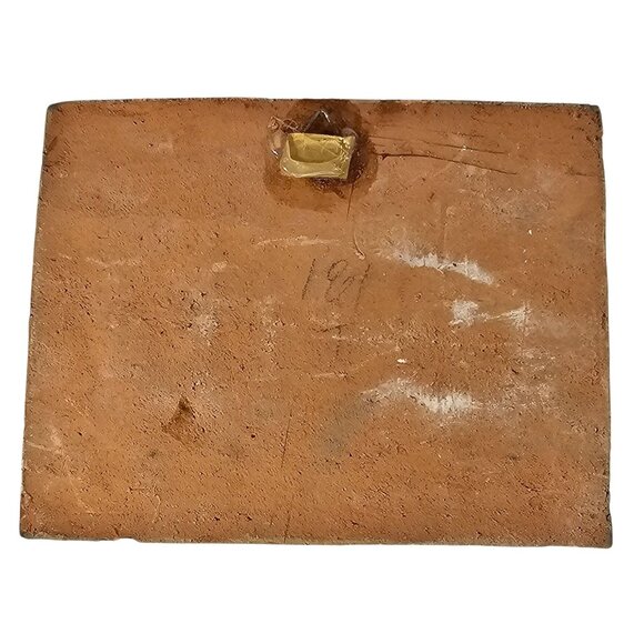 J Ruth Faktor Handmade Ceramic Tile Plaque Musicians Playing Instruments Signed - Picture 7 of 10